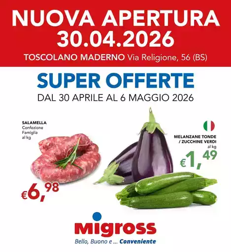 Nuova apertura