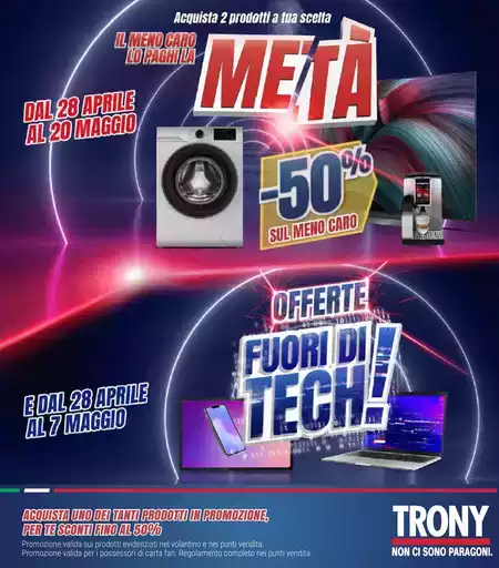 TRONY - VOLANTINO - Informatica TV Telefonia e Elettrodomestici online
