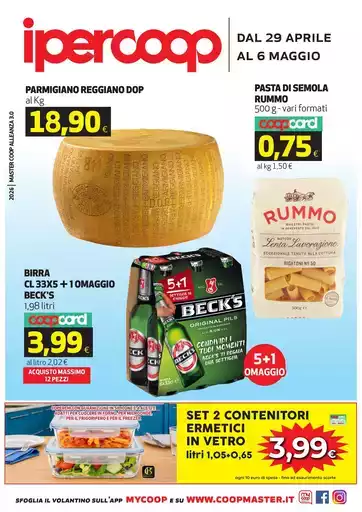 dal 29 APRILE al 6 MAGGIO