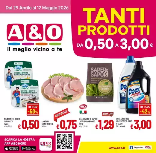 Tanti prodotti da 0.50 a 3.00€