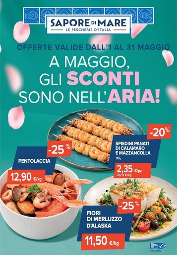 A Maggio gli sconti sono nell'aria!