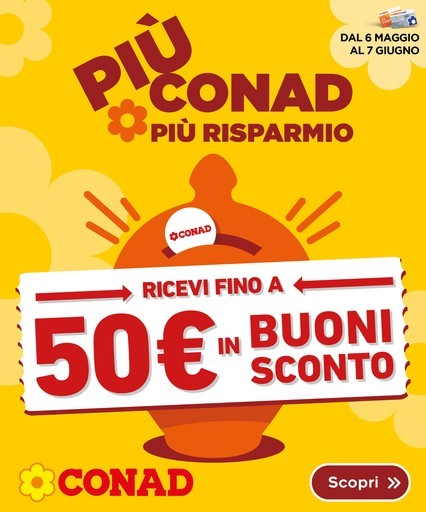 Più Conad, Più Risparmio Più Conad, Più Risparmio