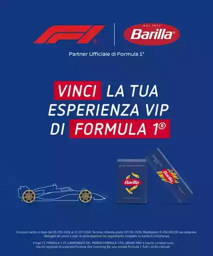 Vinci la tua esperienza VIP di Formula 1®
