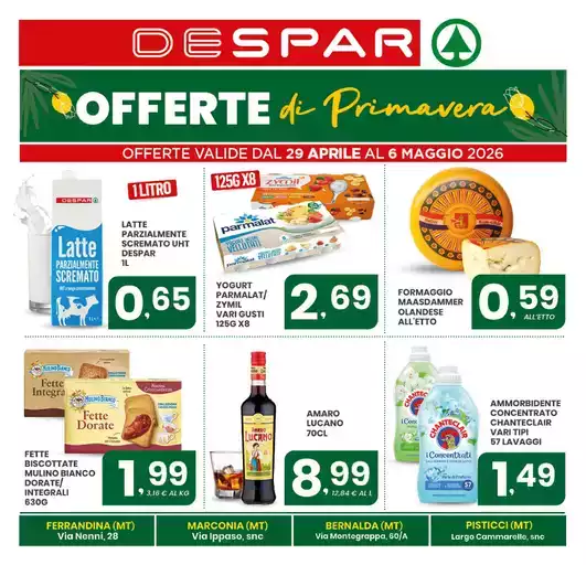 Offerte di primavera