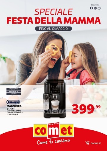 Speciale festa della mamma da Comet!