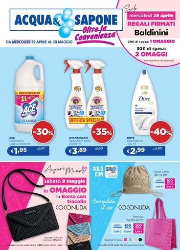 Da mercoledi 29 aprile al 20 maggio Da mercoledi 29 aprile al 20 maggio