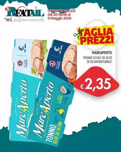Taglia prezzi