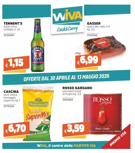 Offerte dal 30 Aprile al 13 Maggio 2026