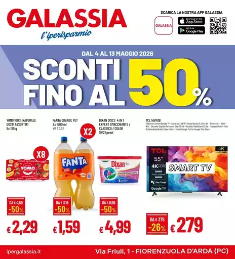 Sconti fino al 50%
