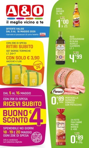 Offerte valide dal 5 al 16 maggio 2026 Offerte valide dal 5 al 16 maggio 2026