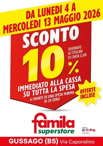 SCONTO 10%