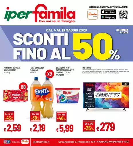 SCONTI FINO AL 50%