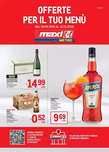 Offerte per il tuo menù - MAXI