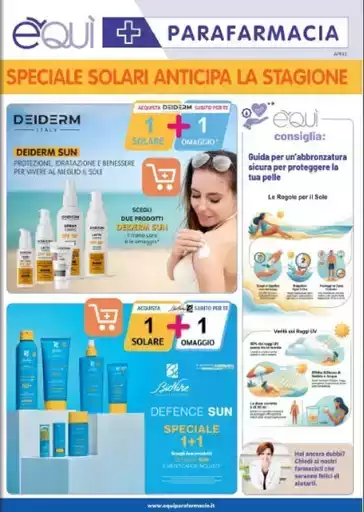 Speciale solari anticipa la stagione