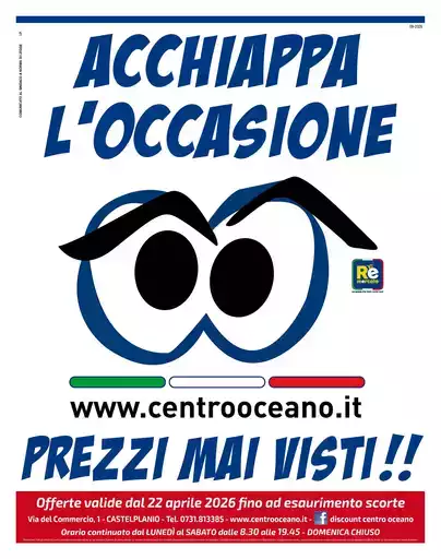 ACCHIAPPA l’occasione
