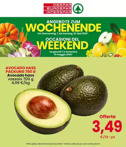 Occasioni del weekend