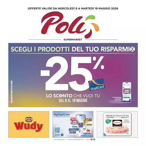 OFFERTE VALIDE DA MERCOLEDÌ 6 A MARTEDÌ 19 MAGGIO 2026
