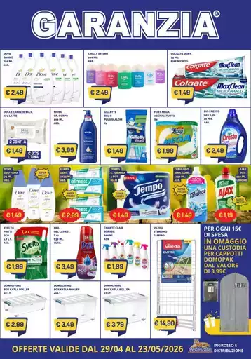 Offerte valide dal 29/04 al 23/05/2026