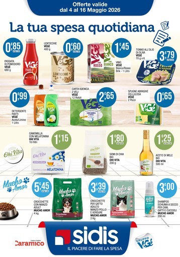 Offerte valide dal 4 al 16 Maggio 2026