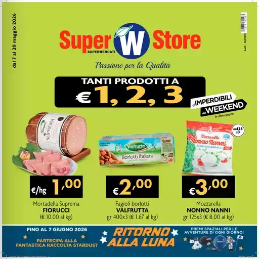 Tanti prodotti a 1,2,3€