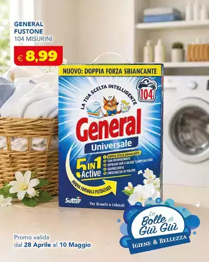 Promo valida dal 28 aprile al 10 maggio