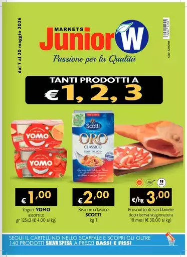 Tanti prodotti a 1,2,3€