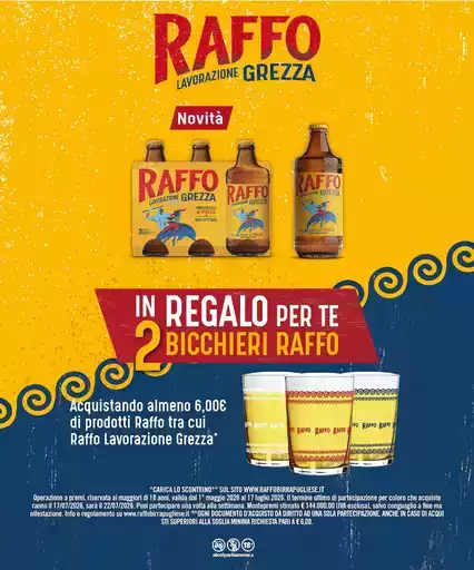 Raffo ti regala due bicchieri esclusivi