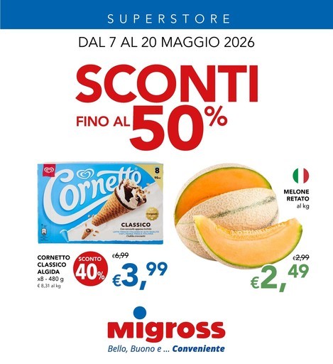 Sconti fino al 50%