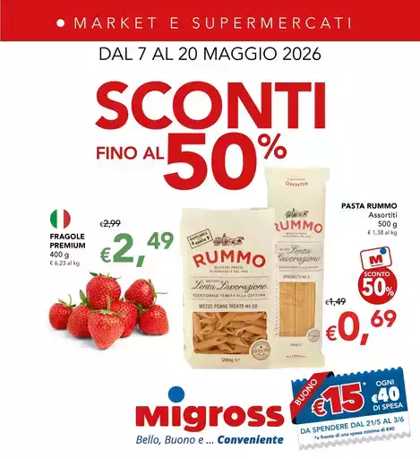 Sconti fino al 50%