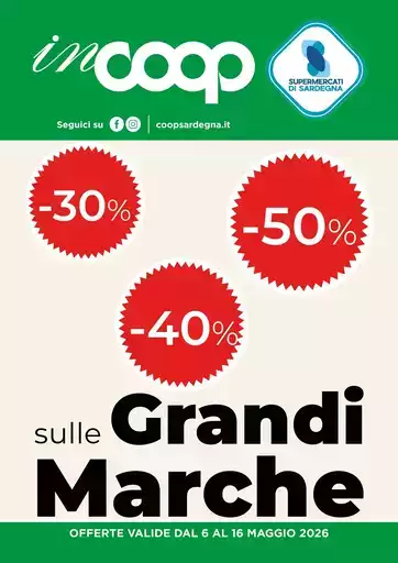 30% 40% 50% sulle grandi marche