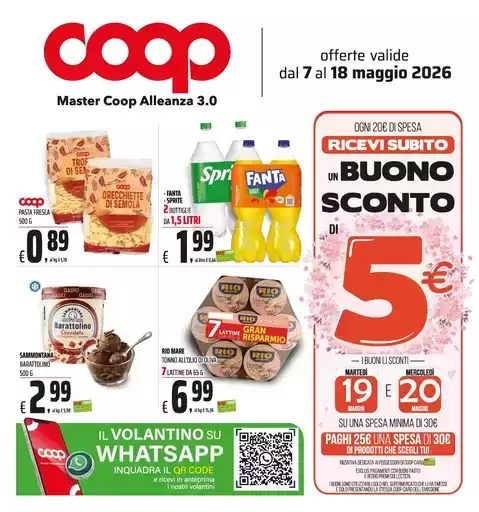 Offerte valide dal 7 al 18 maggio 2026