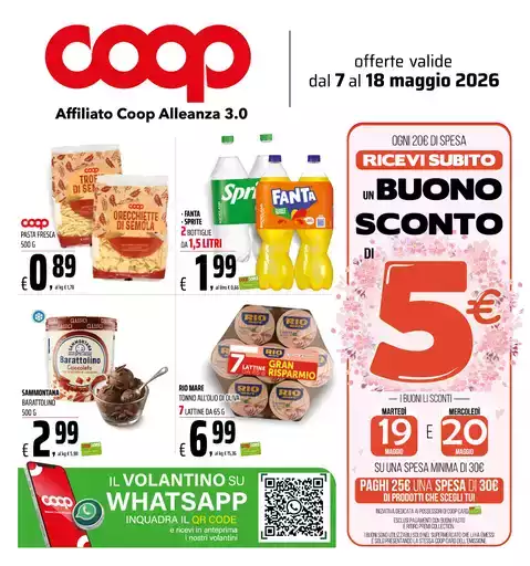Offerte valide dal 7 al 18 maggio 2026