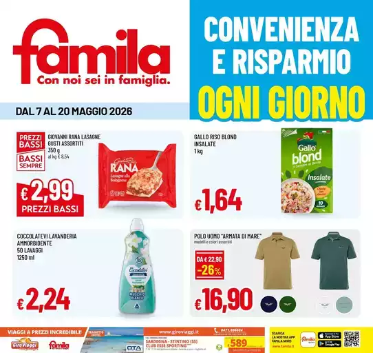 Convenienza e risparmio Convenienza e risparmio