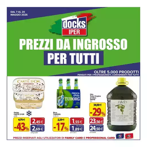 Prezzi da ingrosso per tutti