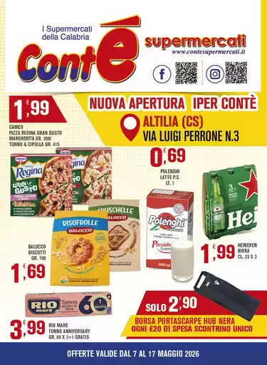 Offerte dal 7 al 17 maggio 2026