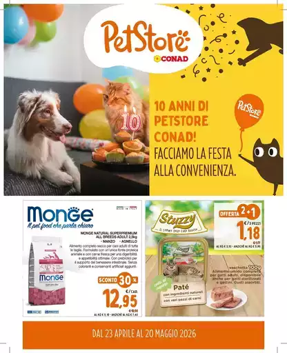 10 anni di petstore conad