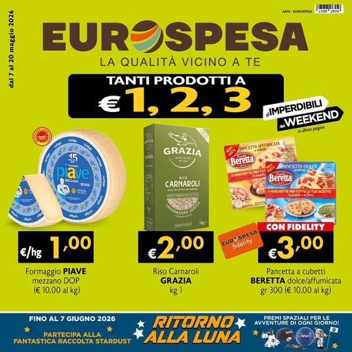 Tanti prodotti a 1,2,3 euro