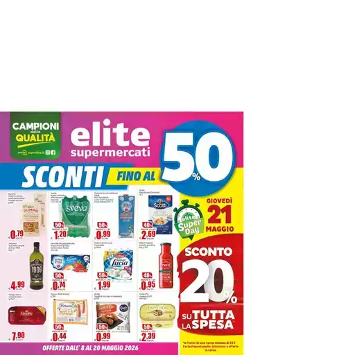Sconti fino al 50%