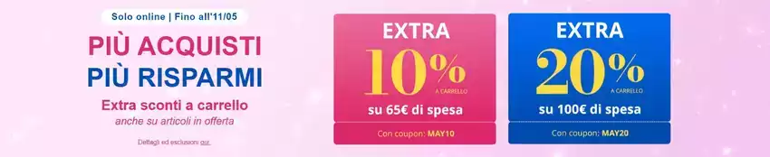 Piu acquisti piu risparmi