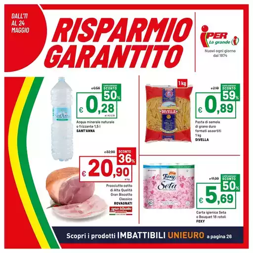 Risparmio garantito