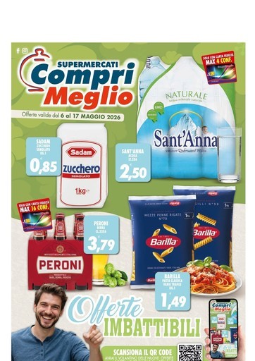 Offerte valide dal 6 al 17 maggio