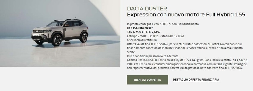 DACIA DUSTER DACIA DUSTER