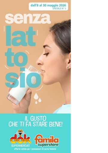 Senza lattosio