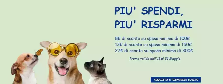 Piu spendi piu risparmi
