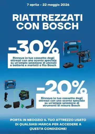 Riattrezzati con bosch