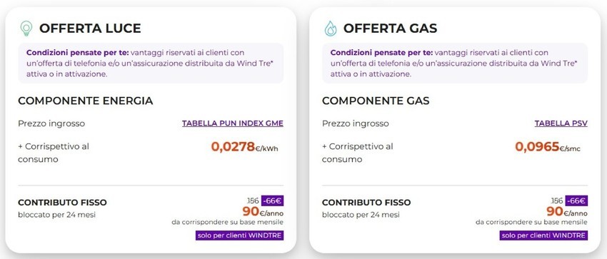 Offerta luce & gas Offerta luce & gas