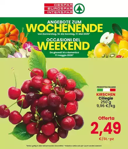 Occasioni del weekend