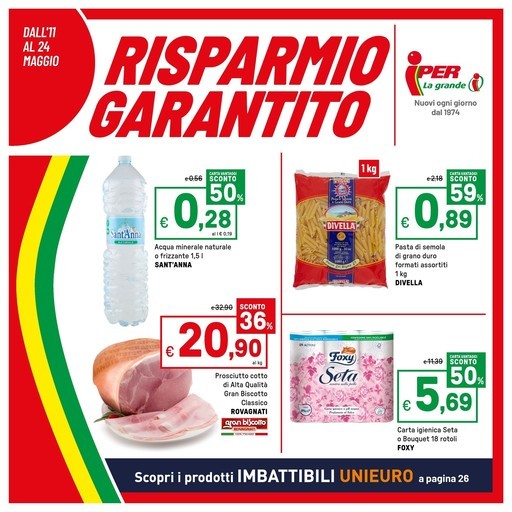 Risparmio garantito