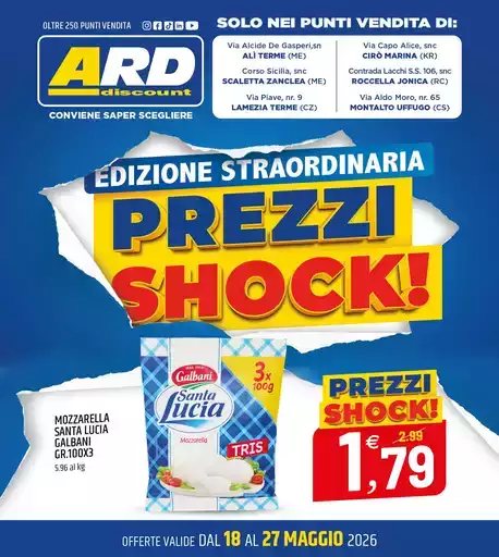 Prezzi shock!