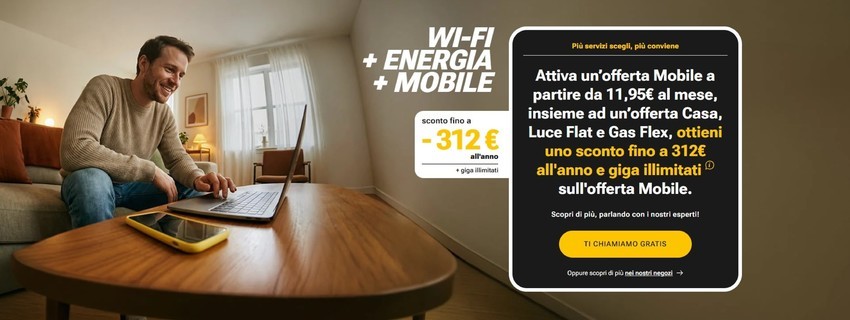 Wi-Fi + Energia + Mobile